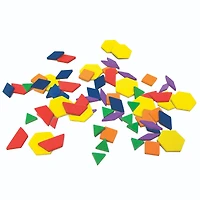Junior Learning® Rainbow Pattern Blocks Magnetic Activities Learning Set