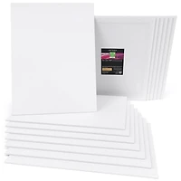Arteza® 12" x 16" White Canvas Panels, 14ct.