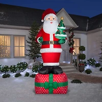 Airblown® 10ft. Christmas Inflatable Luxe Santa on Gift Box