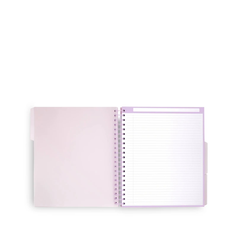 Vera Bradley® Lavender Butterflies Subject Divided Notebook