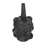 Hello Honey® 21" Black Handmade Paper mache Bubble Vase with Distressed Finish