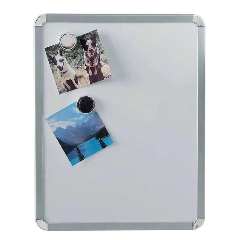11" x 14" Framed White Magnetic Dry Erase Board by B2C®