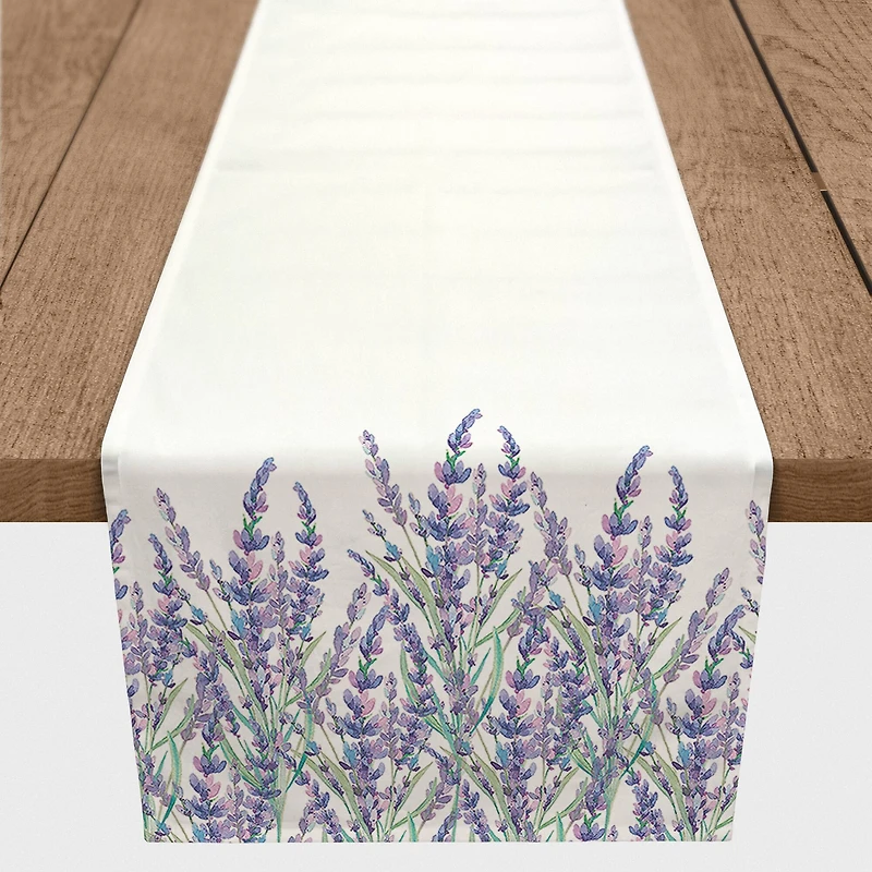Lavender Fields Outdoor Table Runner