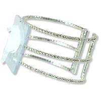 Jam Paper Triple Crown Flower Bracelet