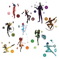 RoomMates Miraculous: Tales Of Ladybug and Cat Noir Peel & Stick Wall Decals
