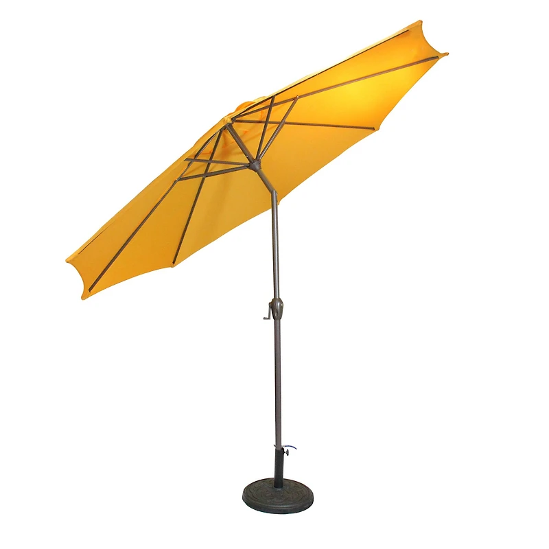 9ft. Yellow Outdoor Patio Market Umbrella