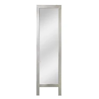 Head West Brushed Nickel Full Size Free Standing Easel Dressing Mirror - 18" x 64"