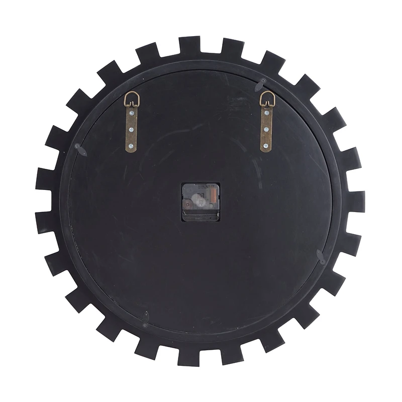 Silver MDF Glam Wall Clock