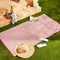 DII® Rust Diamond Outdoor Rug, 3ft. x 6ft.