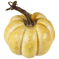 4" White Artificial Fall Harvest Pumpkins, 3ct.