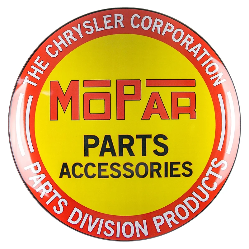 American Art Décor™ 15.5" Mopar™ Dome Metal Sign