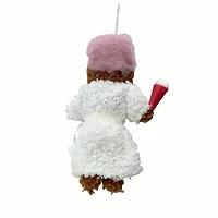 6" Spa Mask Mouse Felt Ornament by Ashland®