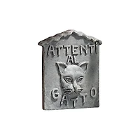 Design Toscano Attenti al Gatto Beware of Cat Wall Sculpture