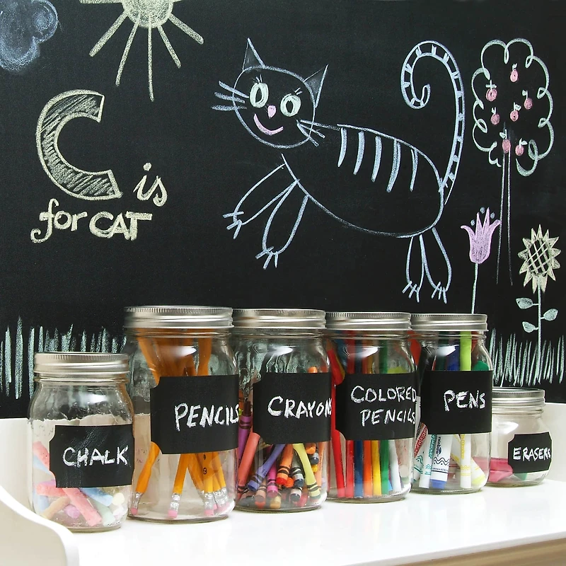 Con-Tact® Brand Black Chalkboard Self-Adhesive Liner