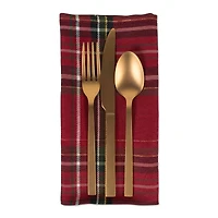 DII® Holiday Metallic Plaid Napkins, 6ct.