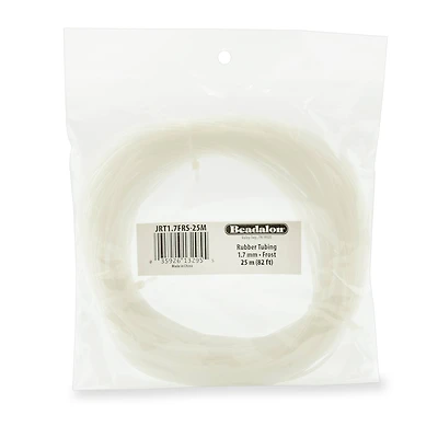 Beadalon® 1.7mm Frost Rubber Tubing, 25m