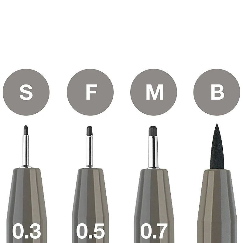 Faber-Castell® Warm Gray IV Pitt Artist Pens