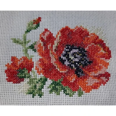 Alisa Poppy Cross Stitch Kit