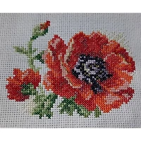 Alisa Poppy Cross Stitch Kit