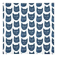 Cat Face Pattern 10" x 10" Cotton Twill Napkin