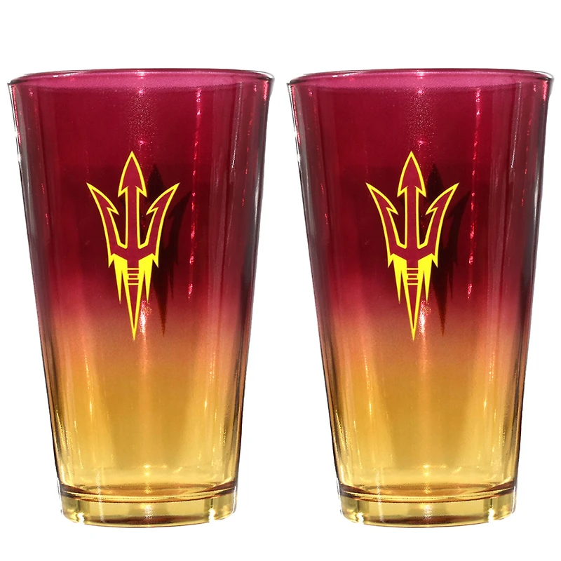 The Memory Company 16oz. NCAA Ombre Pint Glasses