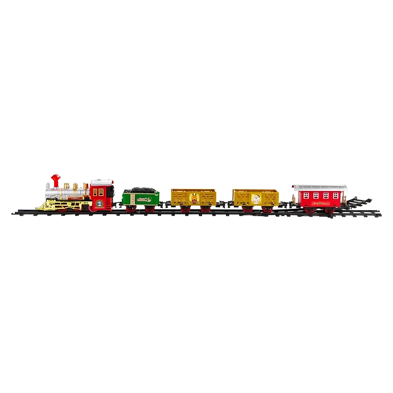 16-Piece Lighted & Animated Christmas Express Train Set