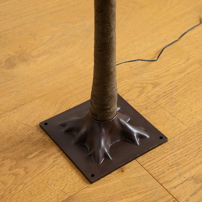 4ft. Pre-Lit Autumn Maple Artificial Fall Tree with Pinecones, Acorns and 60 Warm White LED Lights