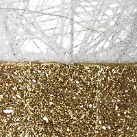 20" Pre-Lit LED White Christmas Light Bulb Decoration