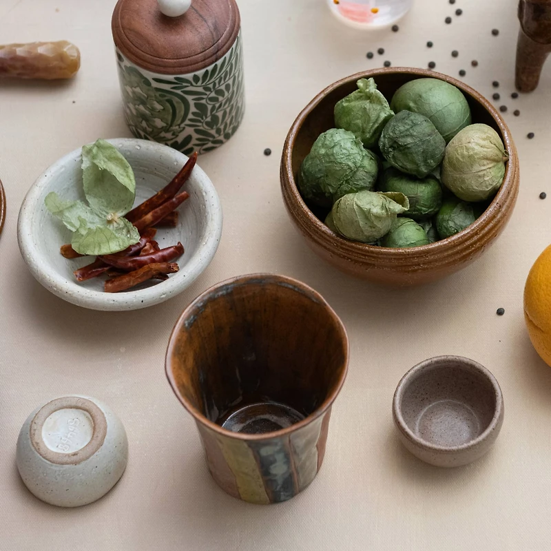 Hello Honey® 5" Earthen Hues Stoneware Bowl Set