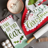 DII® Assorted Holiday Fun Printed Dishtowel Set