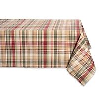DII® 104" Give Thanks Plaid Tablecloth