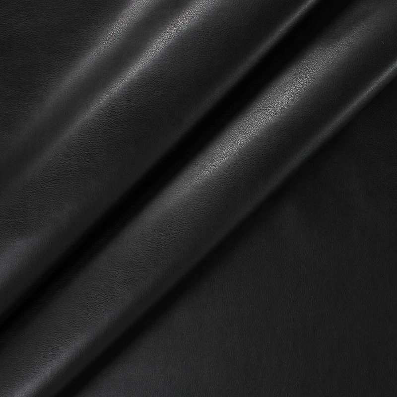 Richloom Black Kenton Vinyl Upholstery Fabric
