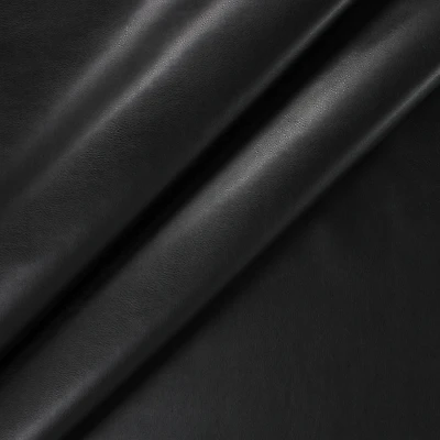 Richloom Black Kenton Vinyl Upholstery Fabric