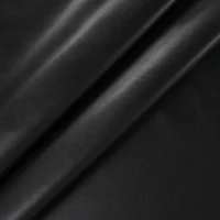 Richloom Black Kenton Vinyl Upholstery Fabric