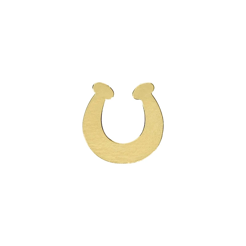 12 Packs: 20 ct. (240 total) 2" Gold Horseshoe Confetti by Celebrate It™