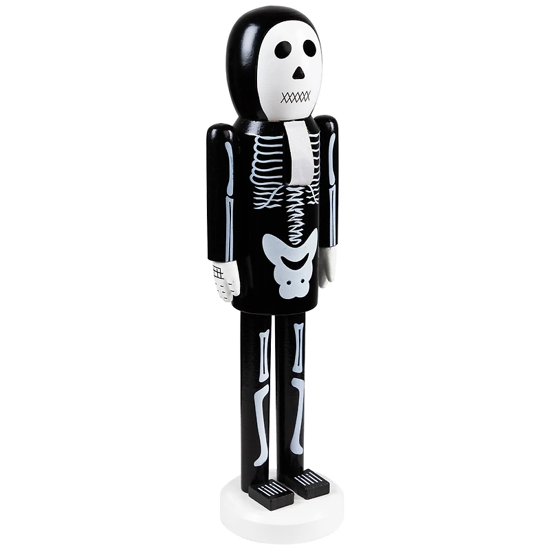 Wooden Skeleton Halloween Nutcracker