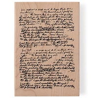 Manuscript Wood Stamp by Recollections™