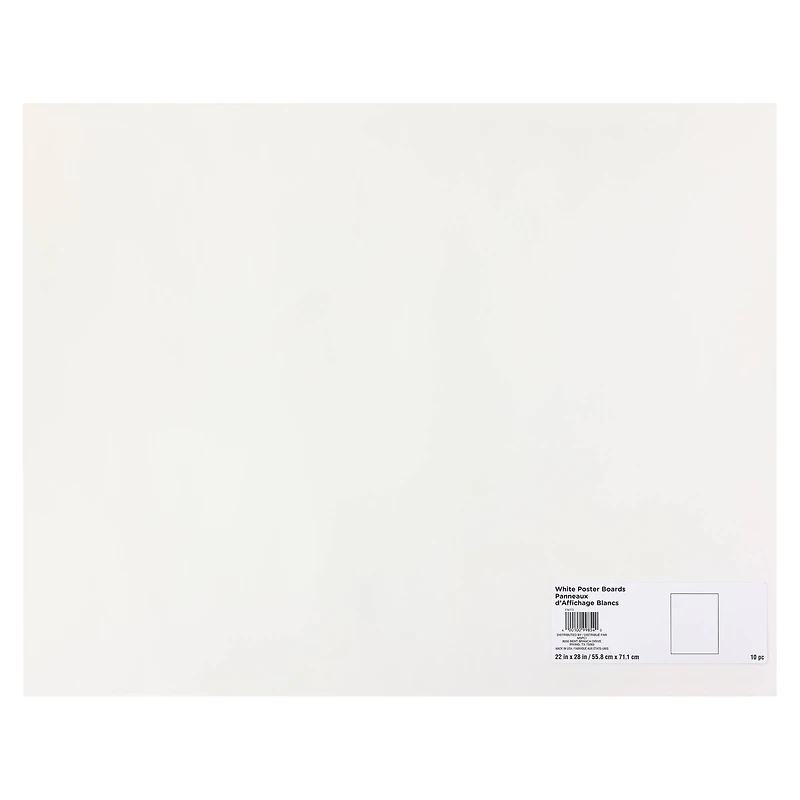 10 Packs: 10ct. (100 total) Royal Brites® 22" x 28" White Poster Boards