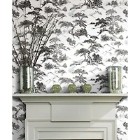 RoomMates Oriental Toile Peel & Stick Wallpaper