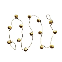 Hello Honey® 6ft. Gold Handmade Metal Bells on Jute Rope Garland