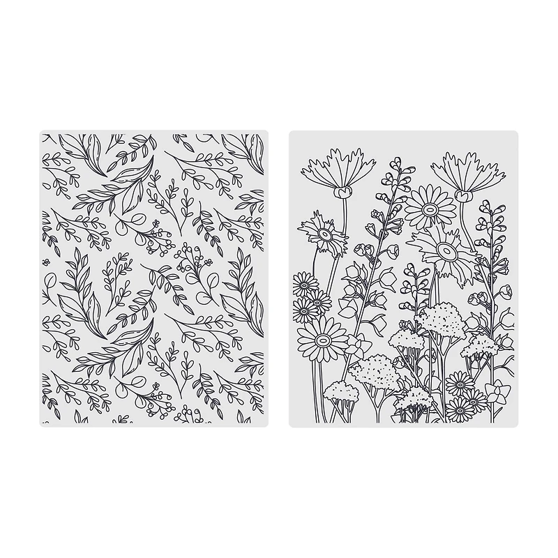 Wild Flower Embossing Folders Set by Recollections™