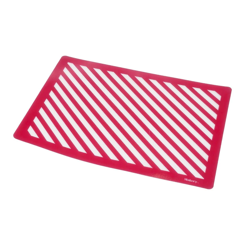 Peppermint Stripe Silicone Mat by Makery™