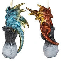 Design Toscano Dragons of Skull Hollow Ornament Set