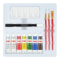 11" x 11" Lake Cabin Canvas Painting Kit by Craft Smart®