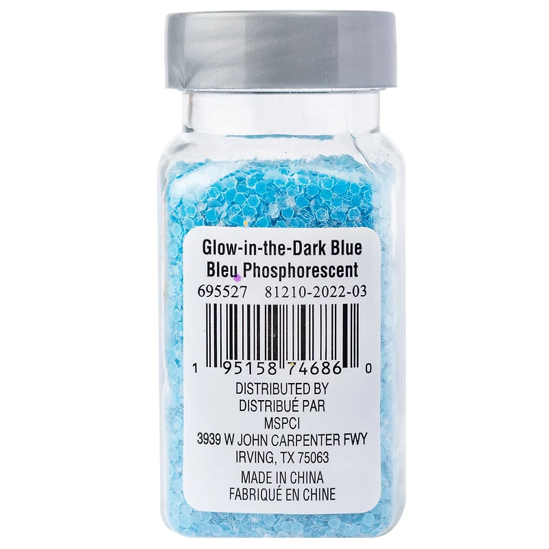 Glow-in-the-Dark Hexagon Specialty Glitter by Recollections