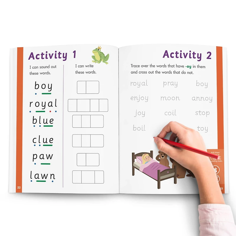 Junior Learning® Phase 5 Vowel Sounds Workbook