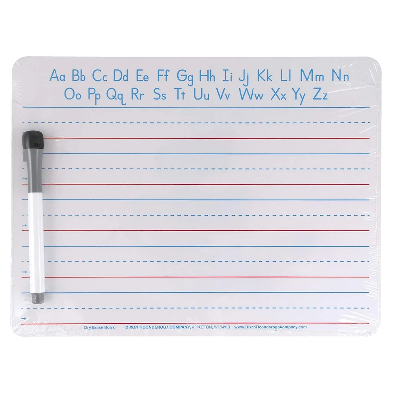 Pacon 5 Pack 9" x 12" Ruled & Plain, 2-Sided Handwriting Dry Erase Whiteboards