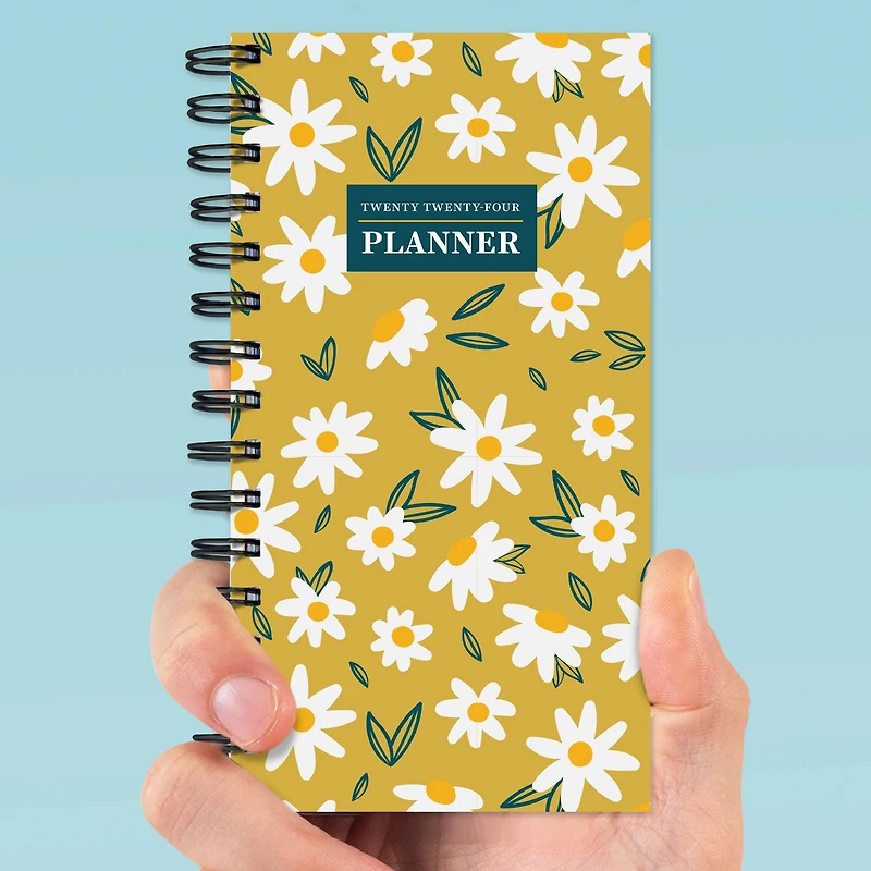 TF Publishing 2024 Daisy Days Small Weekly Monthly Planner