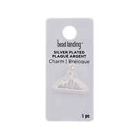 Silver Plated Mountain Charm by Bead Landing™