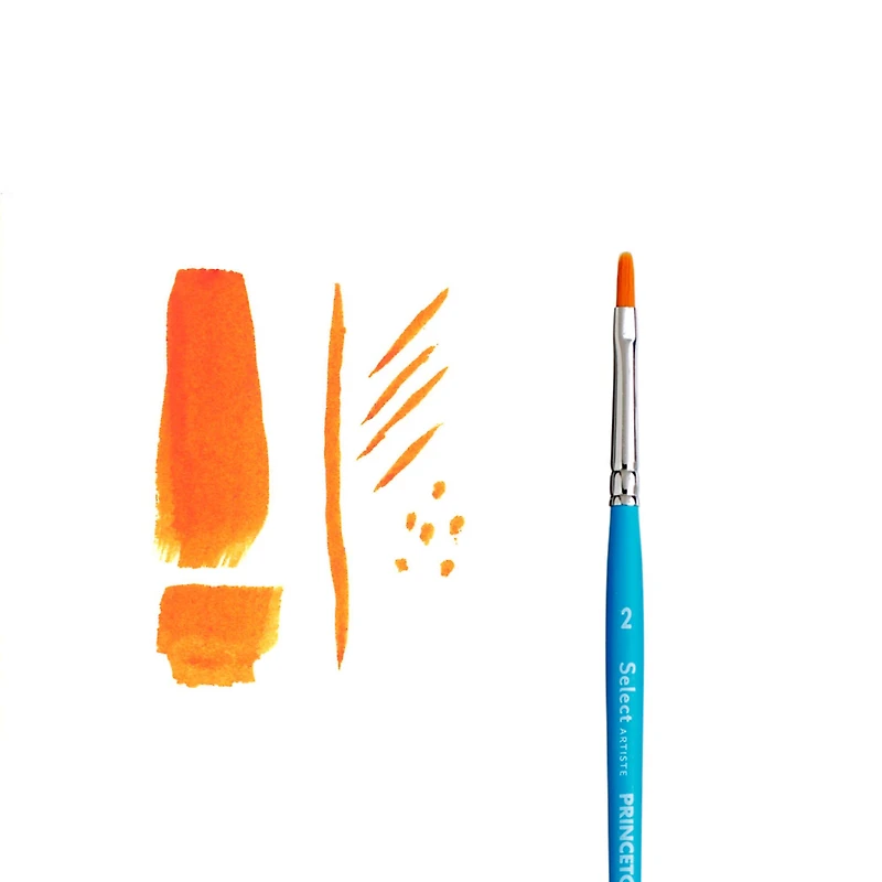 Princeton™ Select™ Artiste Series 3750 Short Handle Flat Shader Brush